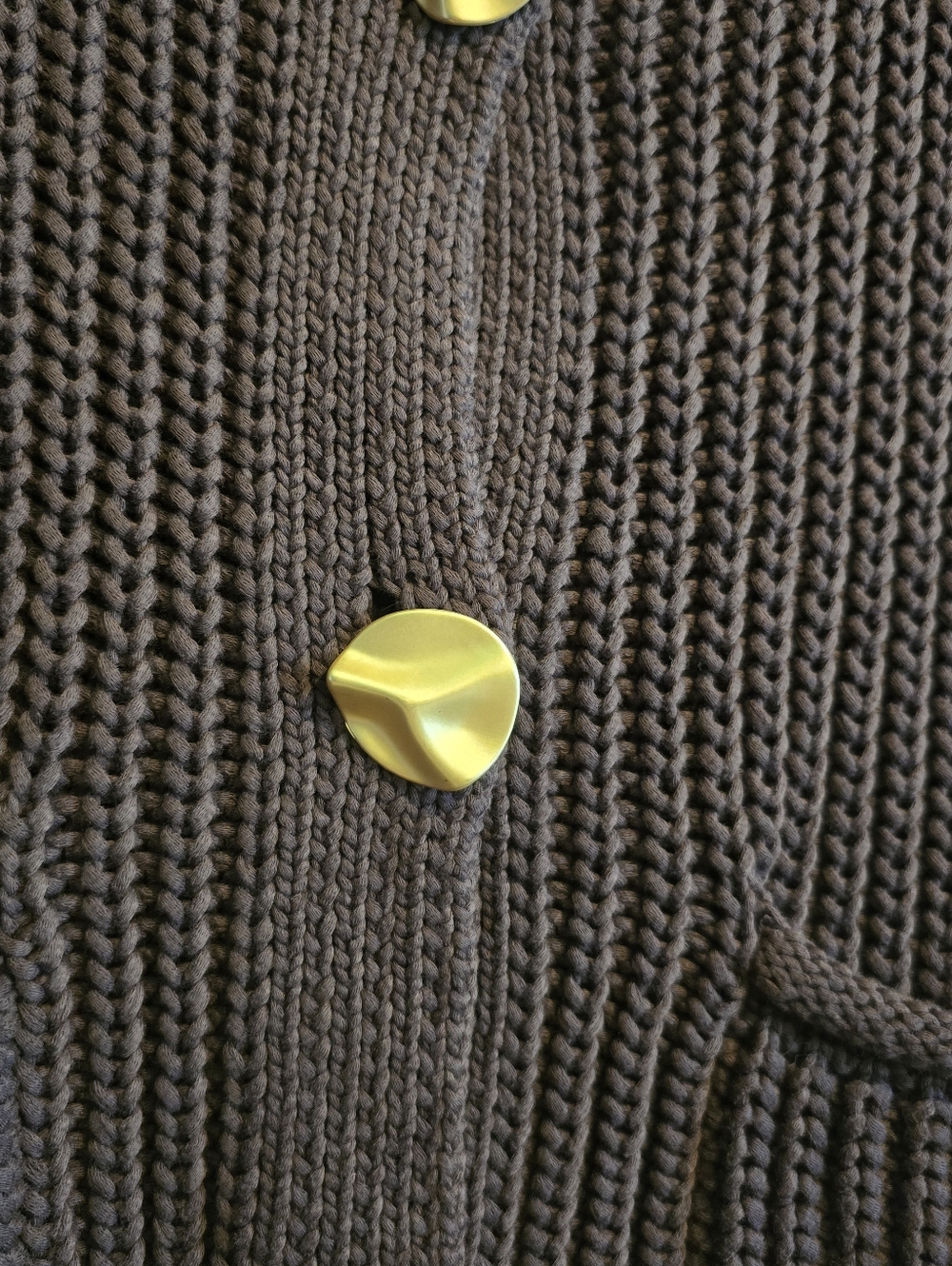 House of Harlow 1960 Knit Vest Brown XS - Picture 9 of 10